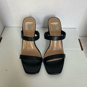 DV by Dolce Vita Womens Yorke Double Strap Block Heel Sandal Sz 5.5